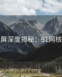 全网刷屏深度揭秘：91网核心看点