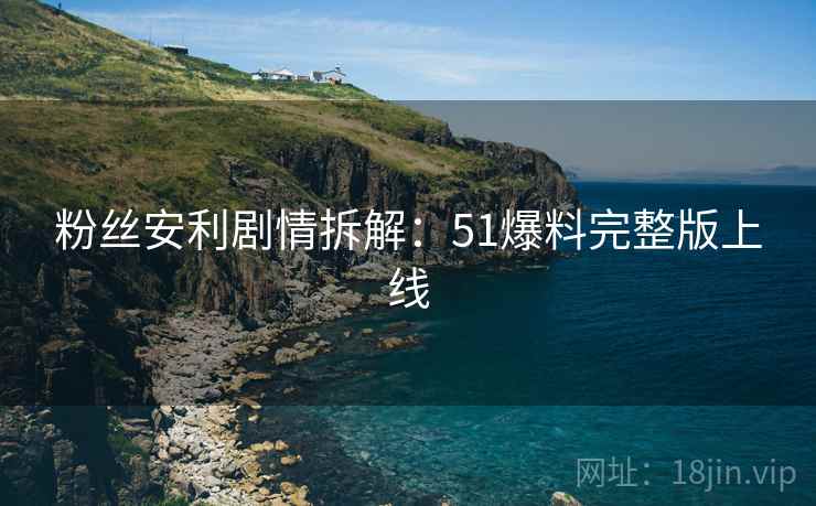 粉丝安利剧情拆解：51爆料完整版上线