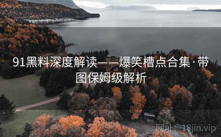 91黑料深度解读——爆笑槽点合集·带图保姆级解析
